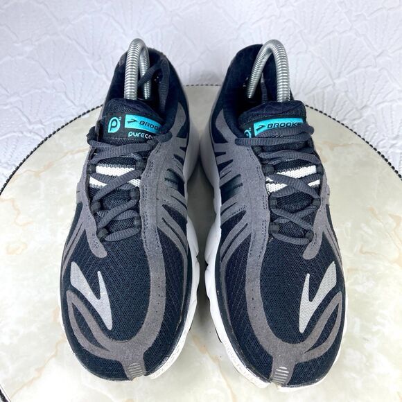 Brooks Sneakers Womens Size 8 Black Gray Pure Cadence P2 Athletic Running Shoes - Picture 4 of 12